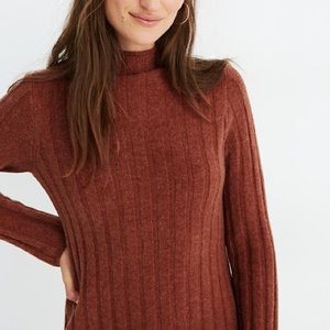 Madewell Coziest Yarn Mock Neck Sweater